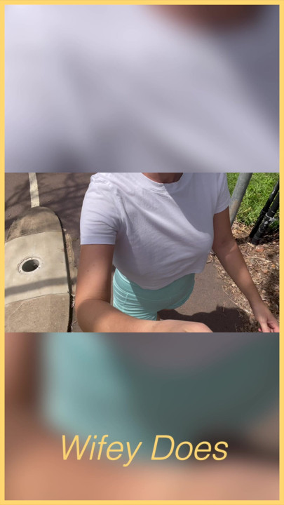 Just a happy day hanging out flashing my tits.