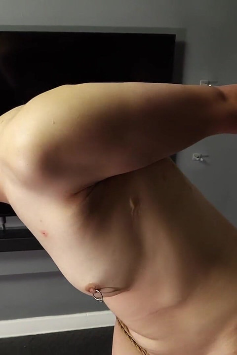 Stretched and Desperate Slave Mila Is Pulled Into Different Directions as She's Suffering Orgasm Denial and Torment in Predicam