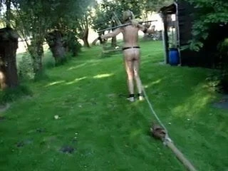 Sklavin bei der Arbeit