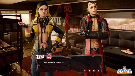 Gameplay sin & rock'n'roll bagian 1 - van crash, halte motel & awal yang baru