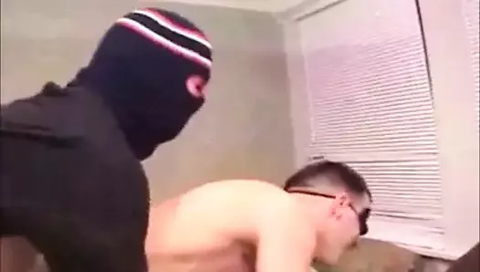 Anonymous cum n go breeding with blindfolded bottom