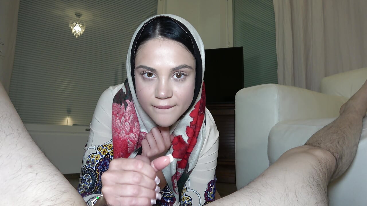 Hijab Arab Stepsister Make Her Stepbrother Cum Hard