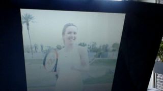 tennis babe elina svitolina cum tribute look a like ex