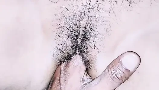 Pooja put her hand in wife's pussy and inserted cucumber, pussy and ass exploded