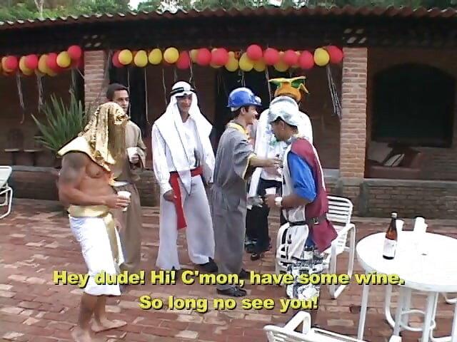 Playful Dude Organize Masquerade Party Which Turned in Great Gay Sex Perty