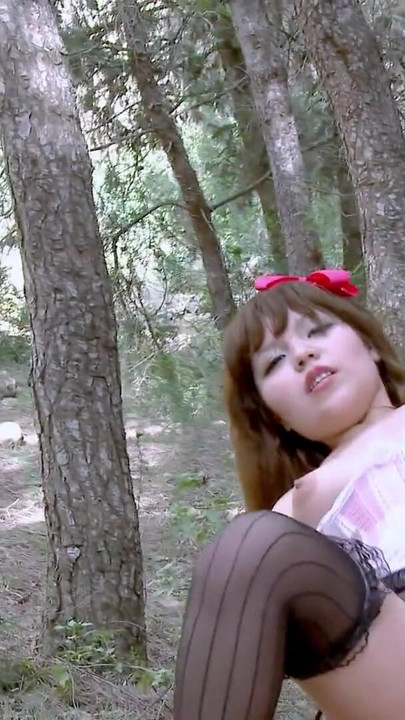 Hentai pussy fucked in the middle of the woods | Clip 3
