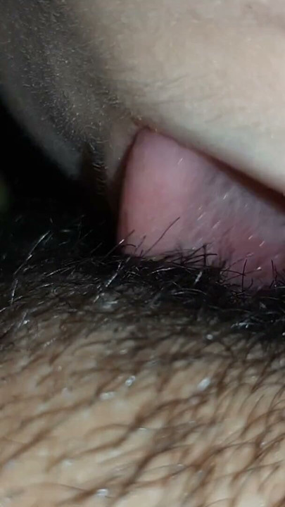 I press her head closer to my hairy pussy with my hand so I can cum harder | Clip 2