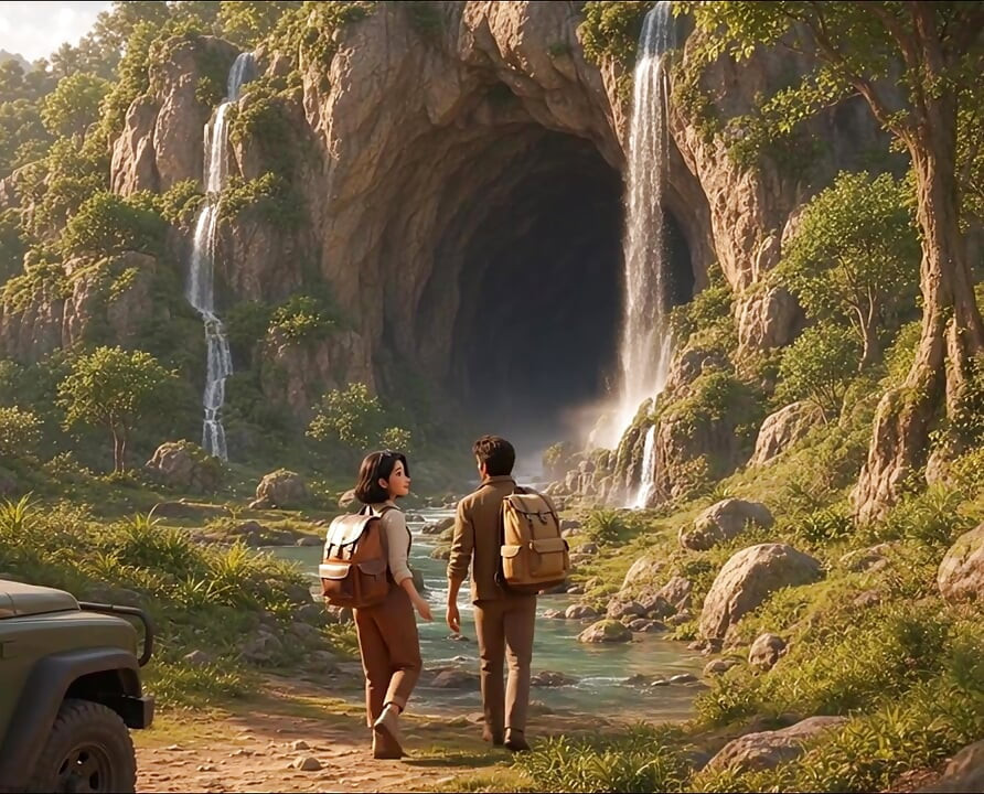 शाकाहारी निसर्गतज्ञ ज्याला गुहापुरुष सेक्स कसे करतात हे जाणून घ्यायचे होते (एआय-जनरेटेड)