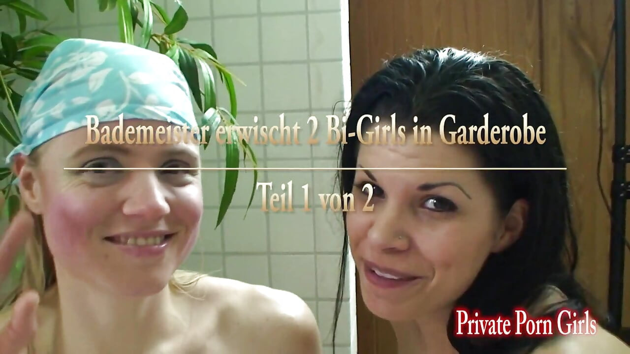 Lifeguard caught two bi-girls in cloakroom - Part 1