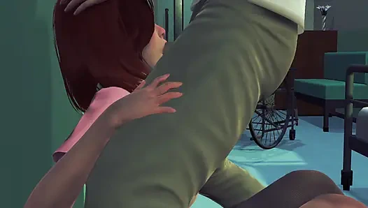 Krankenschwester sweetie fox sex allein im zimmer - hentai 3d, volle animation