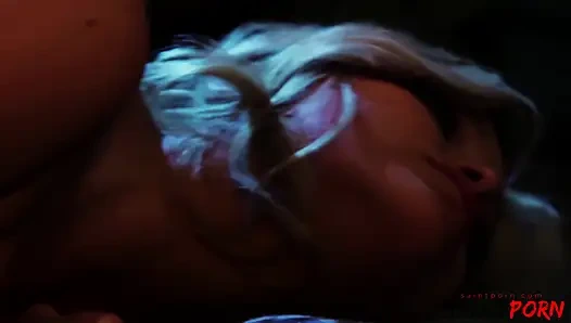 Шаловливой медсестре-блондинке в нижнем белье и на шпильках дрючат ее киску