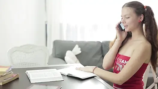 The Student Wants to Fuck Her Tutor Rather Than Study