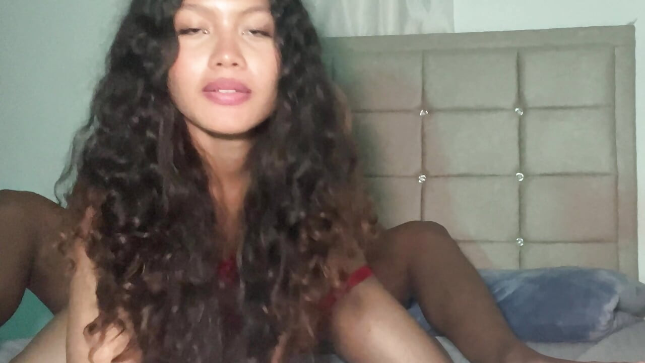 Horny Teen in Red Lingerie Gets Fucked