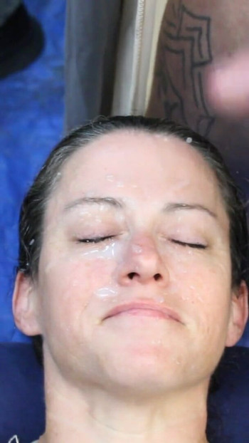 Stunning moment from "Amateur Homemade double dick face blasting"