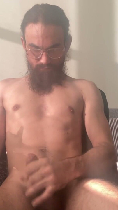 Guy With Cerebral Palsy Sprayed Cum All Over Himself | Clip 1