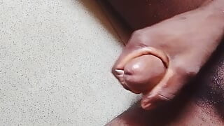 Stroking My Big Cock Till I Cum