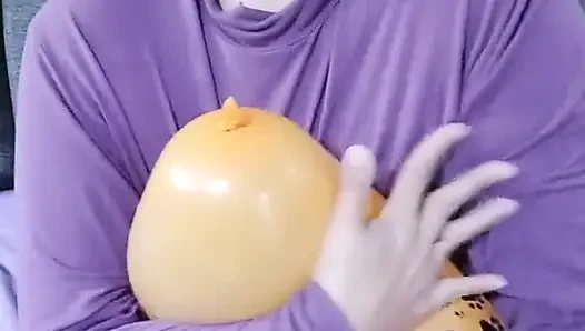 Balon seansı sırasında külot giymiyorum - tavşan delisi