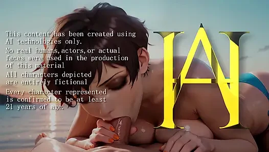 Big Cock Suck & Beach Facial, Let’s Make It Hot On The Sand - ATKINS HEAVEN