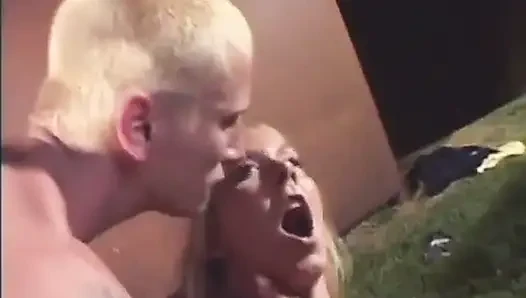 Two French Babes Anal Fucked in Outdoor