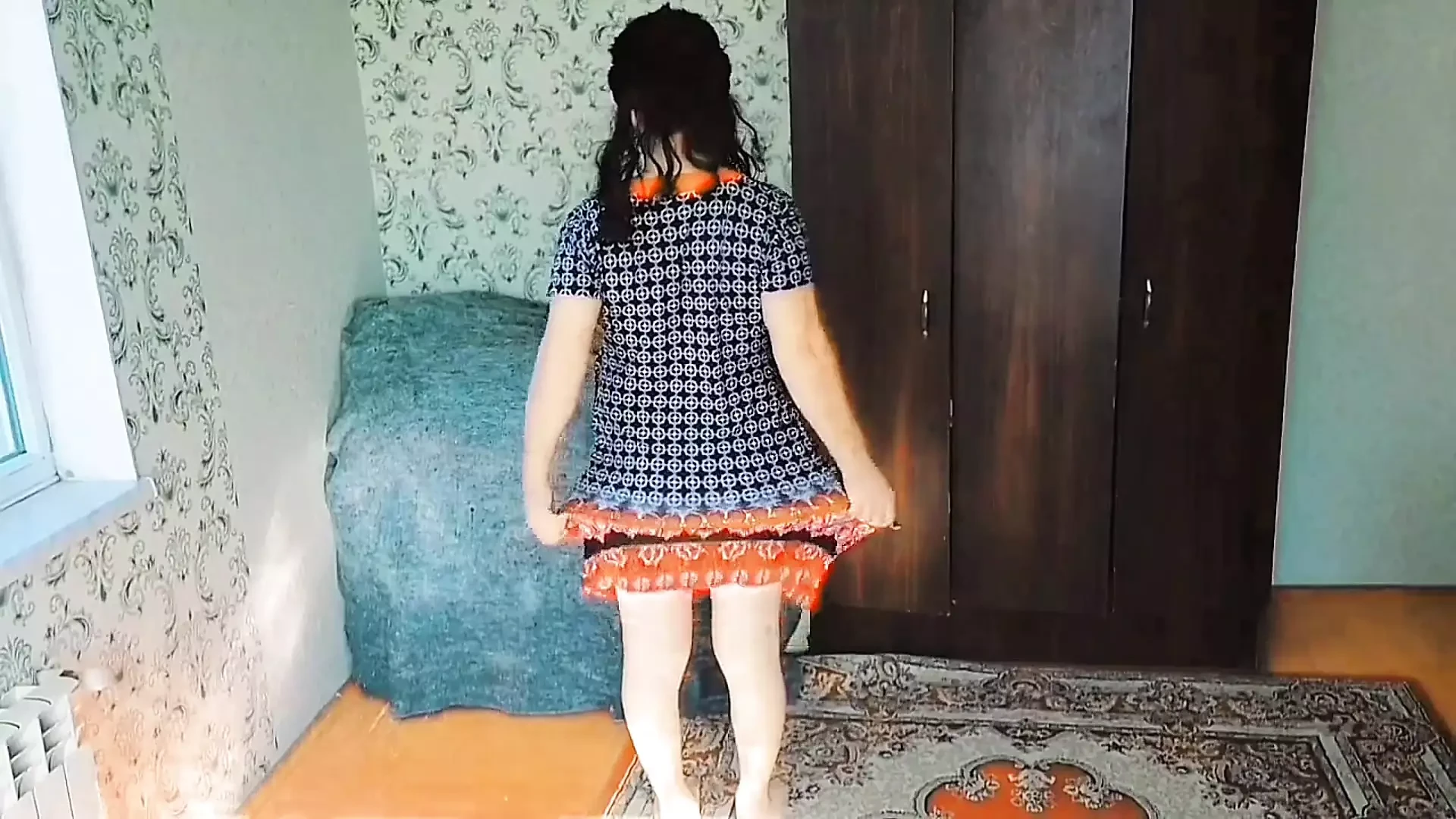Crossdressing tricks if you don't have a girl dresses don't worry you can make it from your own boy