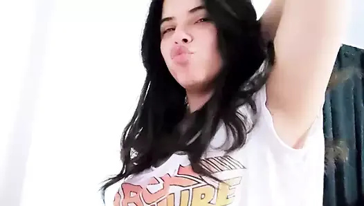 REAL HOMEMADE - Latina girlfriend dances on bf’s cock!