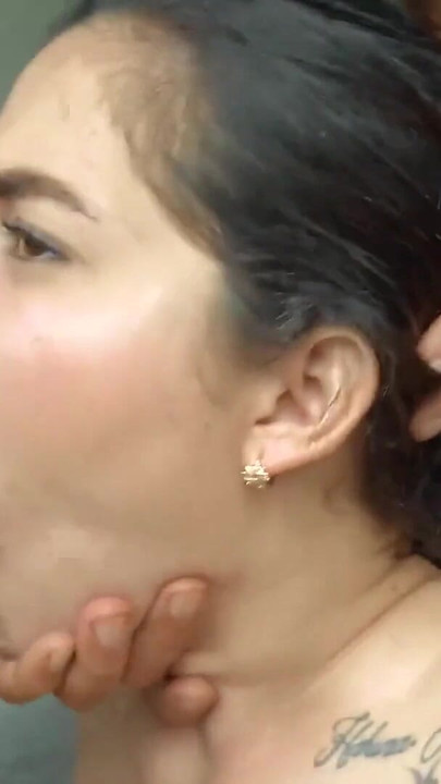 Jaw-dropping moment from "Cute Brunette Babe Opens Her Mouth Wide To Sloppy Suck Monster Cock!"