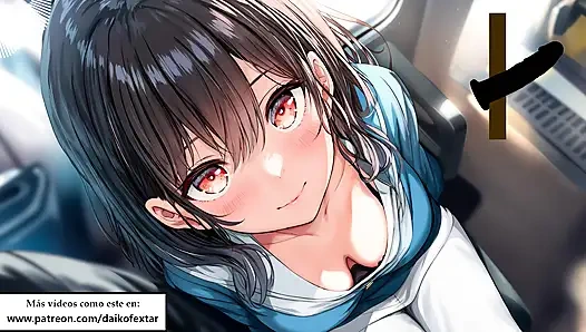 İspanyol hentai 31 talimatı - yaramaz japon trende sana mastürbasyon yapıyor.