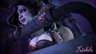 Mad moxxi follada duro por detrás