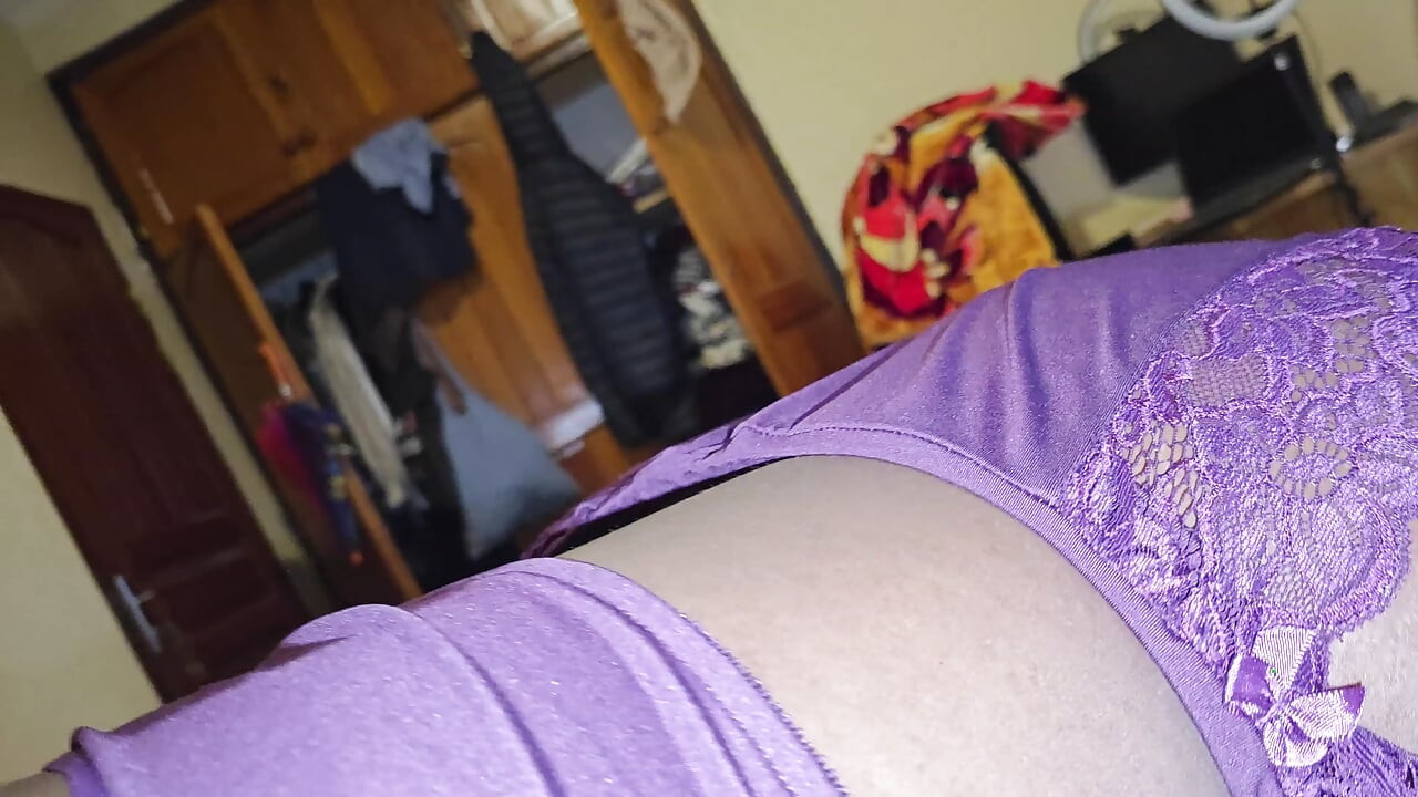 Fucking My Sexy Stepmom in silence, While My Girlfriend was in the living room