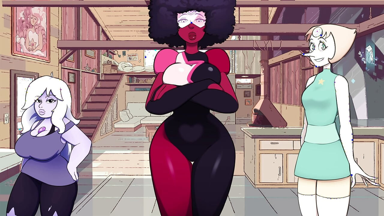 Fucking and Cumming inside Garnet at the public beach - Gem Blast part 7