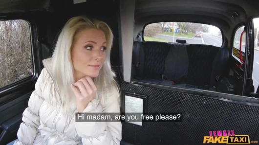Female Fake Taxi - Hot MILF Cabbie Loves Sucking Cock
