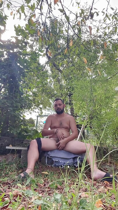 Boy in the woods