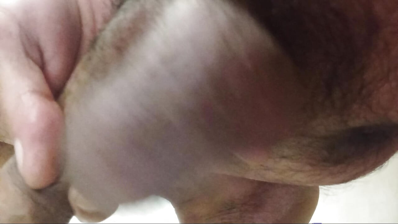 Beautiful big masturbation view from below!