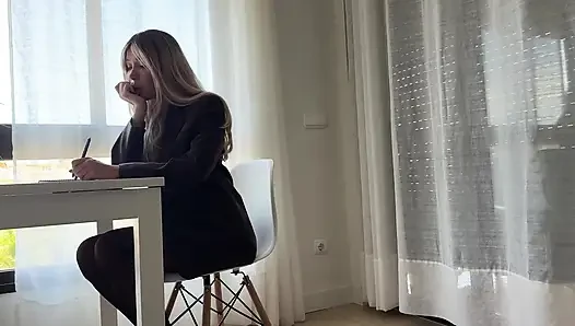 Sex Zwischen Einer Jungen Sekretärin Und Ihrem Chef