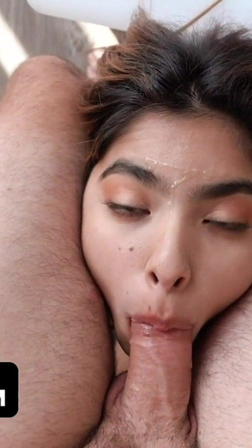 Exotic Teen Hazel Heart Gets Hot Jizz On Her Face | Clip 1