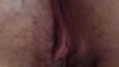 Волосатая задница сладких больших половых губ