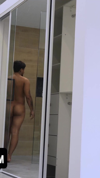 Stunning moment from "👀 I Turn The Tables On My Creepy Stepdad, Fucking His Ass In The Shower"