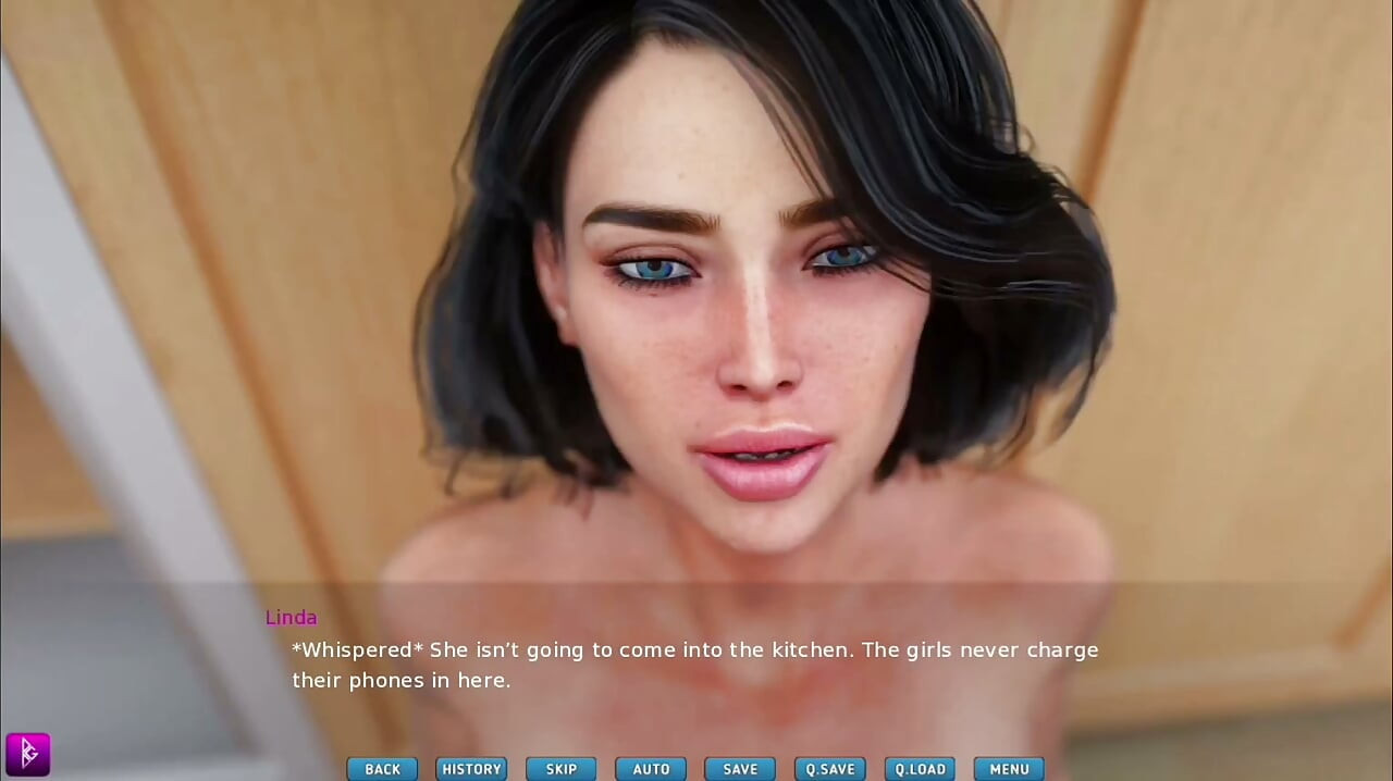 Big boobs and big ass beauty gives her crush a blowjob and gets face fucked - gameplay part 6