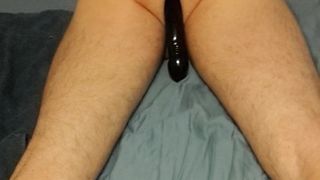 First time 18 inch dildo all in