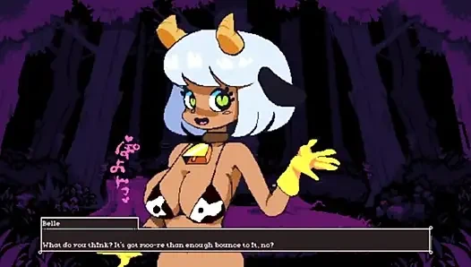 Indisches mädchen gameplay-animation