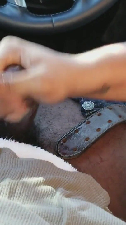 Key moment from "Friend jacking me off in my car"