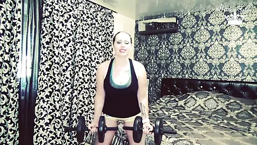 105 weight liftings repeats for biceps challenge!