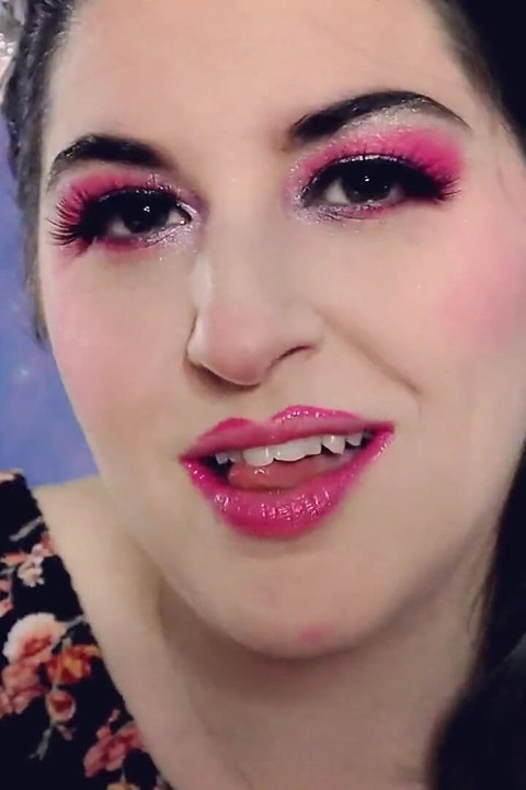 Pink Lipstick on Plexiglass Asmr