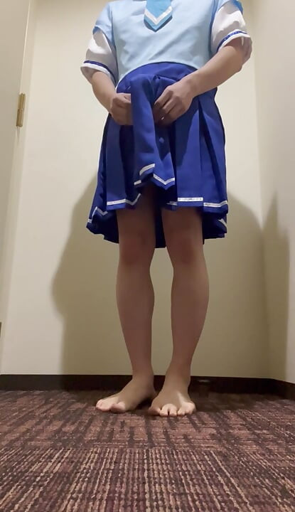 【女装】スマイルプリキュア　青木れいか　制服オナニー