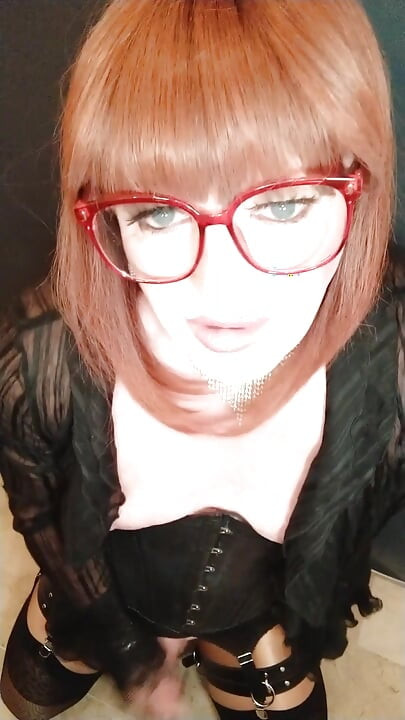 Naughty Latex Crossdresser