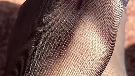 Cute heels in sexy stockings