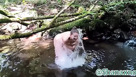 Too Cold Naked Bath in the River