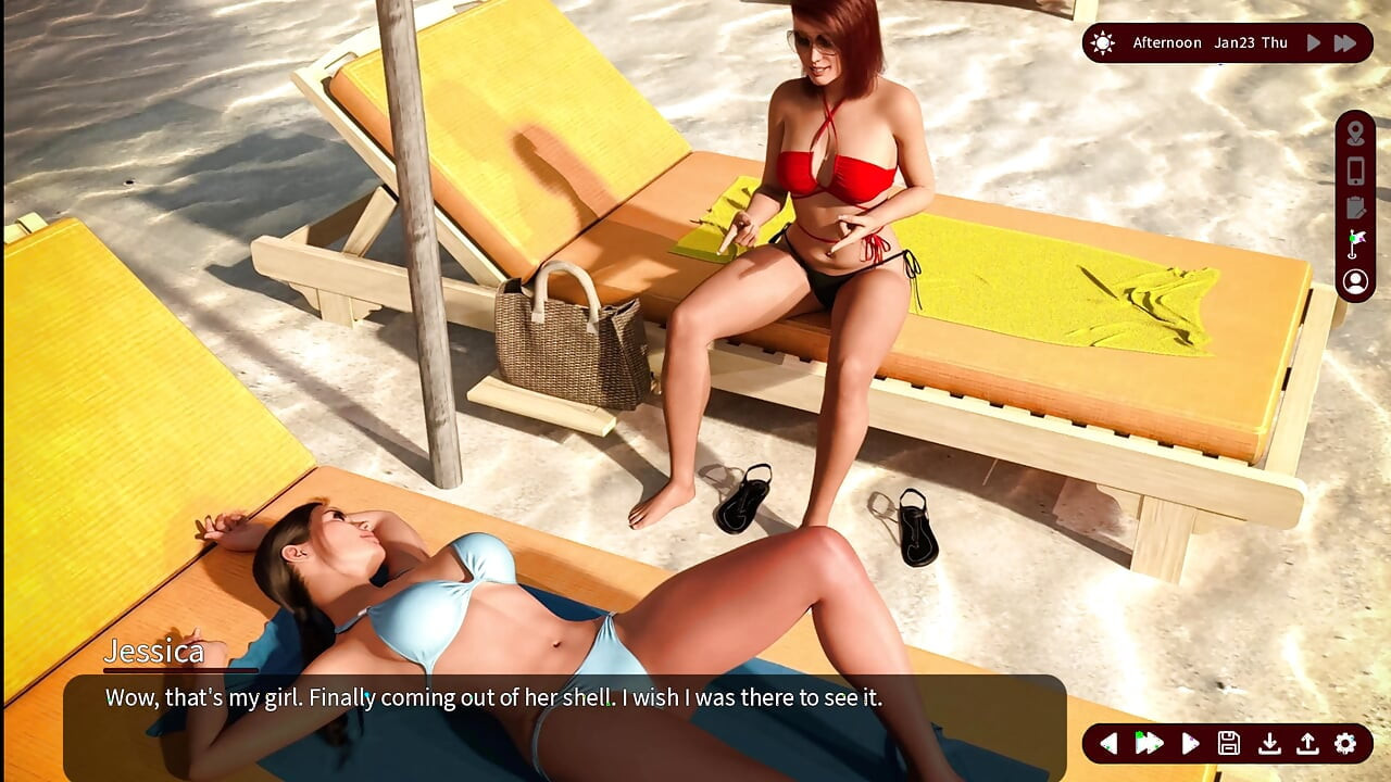 Whispers of Desire - Faithfull Path 10 Sarah Looks Amazing in Her 2 Piece Bikini