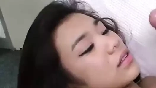 Asian 18yo first facial was a huge facepaint cumblast