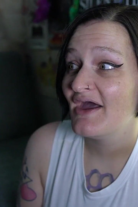 Toothless Throat Training with Big Dildo